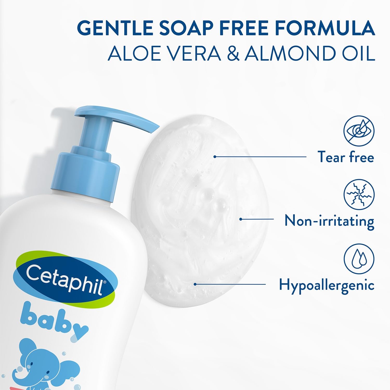 Cetaphil Baby Shampoo and Body Wash with Organic Calendula, Tear Free, Hypoallergenic, Ideal for Everyday Use, Dermatologist Tested, 7.8oz Halalzen