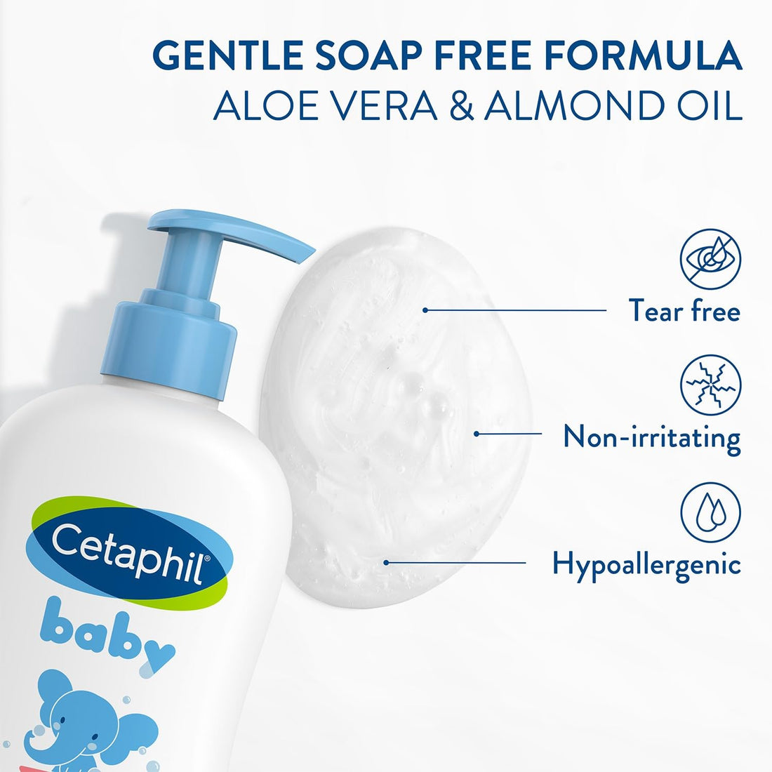 Cetaphil Baby Shampoo and Body Wash with Organic Calendula, Tear Free, Hypoallergenic, Ideal for Everyday Use, Dermatologist Tested, 7.8oz Halalzen