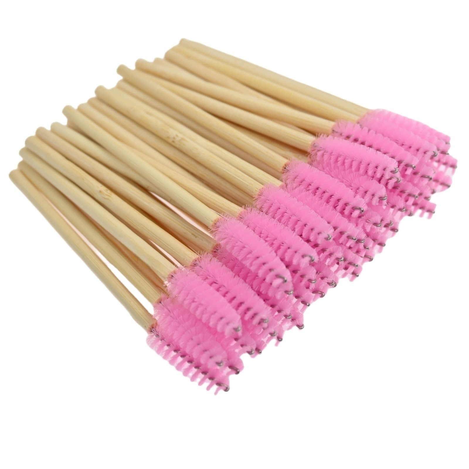 ZHIYE 50 pcs Eyelash Mascara Brushes, Wands Applicator Eyebrow Brush Makeup Kit, Eyebrow Castor Oil Brush Makeup Tool Halalzen