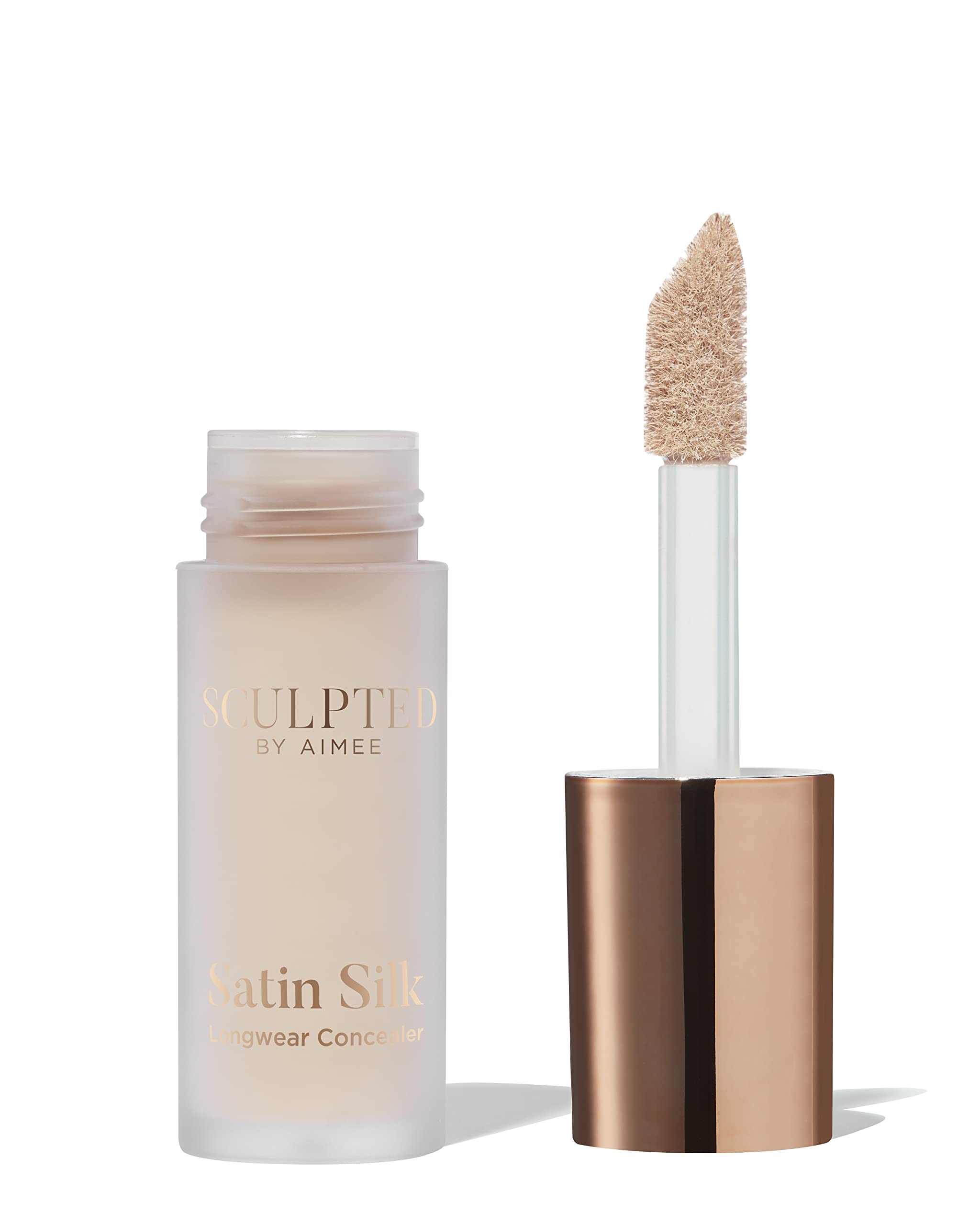 Satin Silk Longwear Concealer - Lightweight, Hydrating & Long-Lasting Concealer from Sculpted by Aimee for Dark Circles, Blemishes and Pigmentation (Ivory 2.0) Halalzen