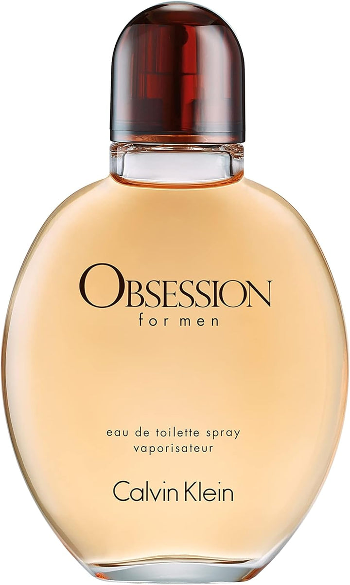 Calvin Klein Obsession for Men, Eau de Toilette, Fresh Bergamot accord With Notes of Mandarin, Lavender and Sage, Medium Longevity, 125ml Halalzen