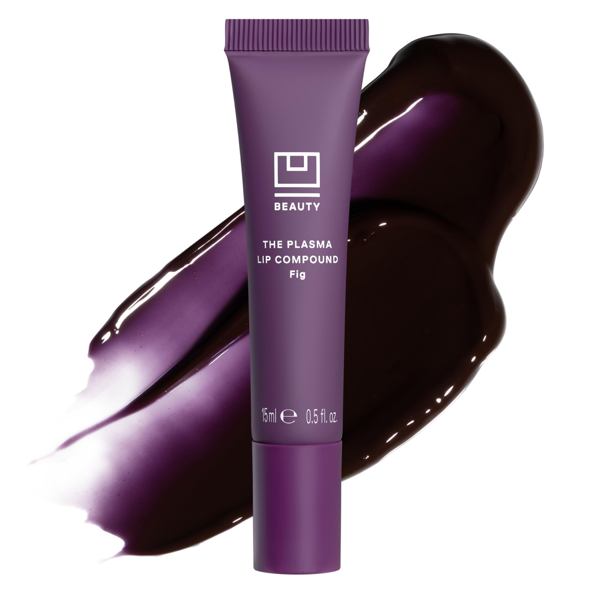 U Beauty The PLASMA Lip Compound - Anti-Wrinkle & Anti-Aging Treatment - Clear Plumping Lip Gloss with Hyaluronic Acid for Deep Hydration - Salicylic Acid, Vitamin E, & Peptides Contour Lips, 15 mL Halalzen
