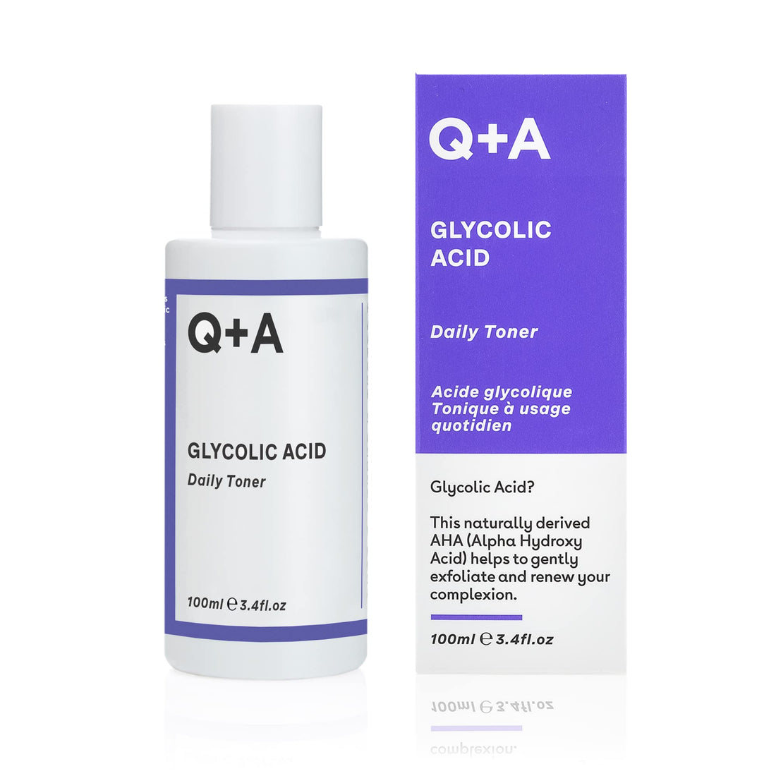 Q+A Niacinamide Daily Toner for Face (100ml), Pore Refining and Hydrating Face Toner with Hyaluronic Acid and Aloe Vera, Fragrance Free Skincare, Helps Calm Redness and Blemishes