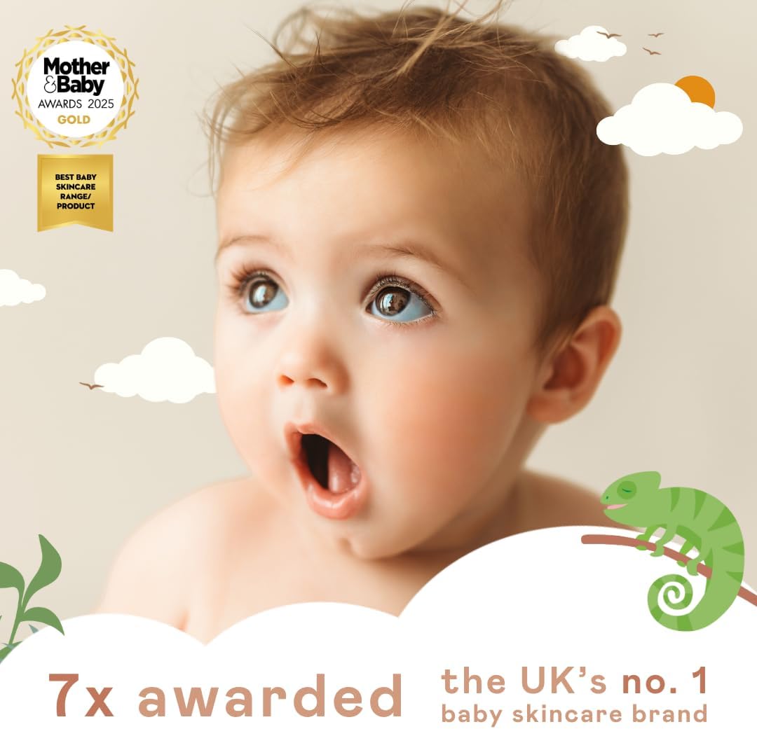 Nala's Baby Body Wash & Shampoo | Award-winning | 99% Natural | Dermatologically-tested and Paediatrician-approved | Tear-Free | Vanilla scent | Oats, chamomile & hibiscus | Vegan | 400ml | Nalas Baby