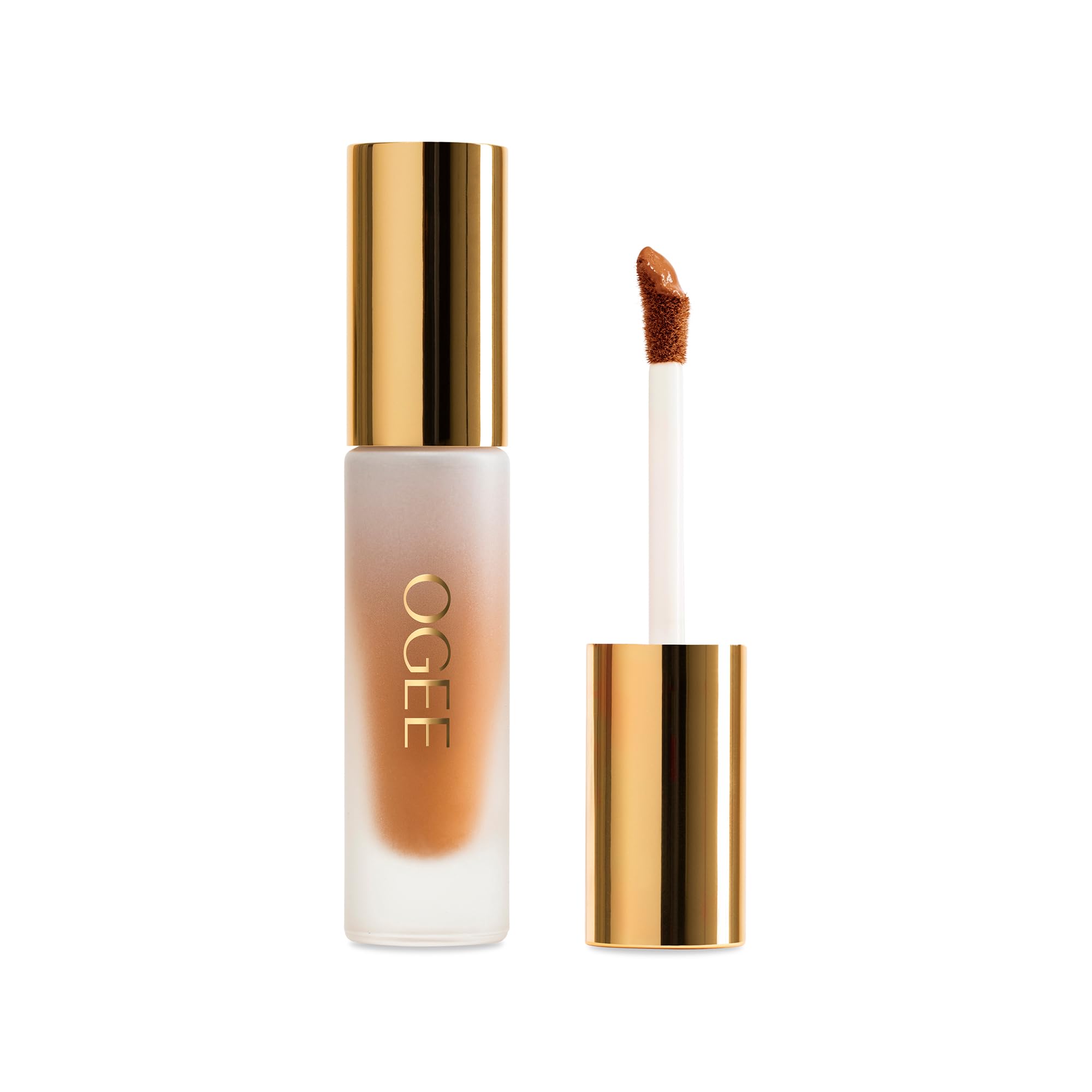 Ogee Complexion Perfecting Under Eye Concealer - Certified Organic Full Coverage Concealer - Buildable Coverage - GINGKO 5.00N - Medium Tan (Neutral Undertones) Halalzen