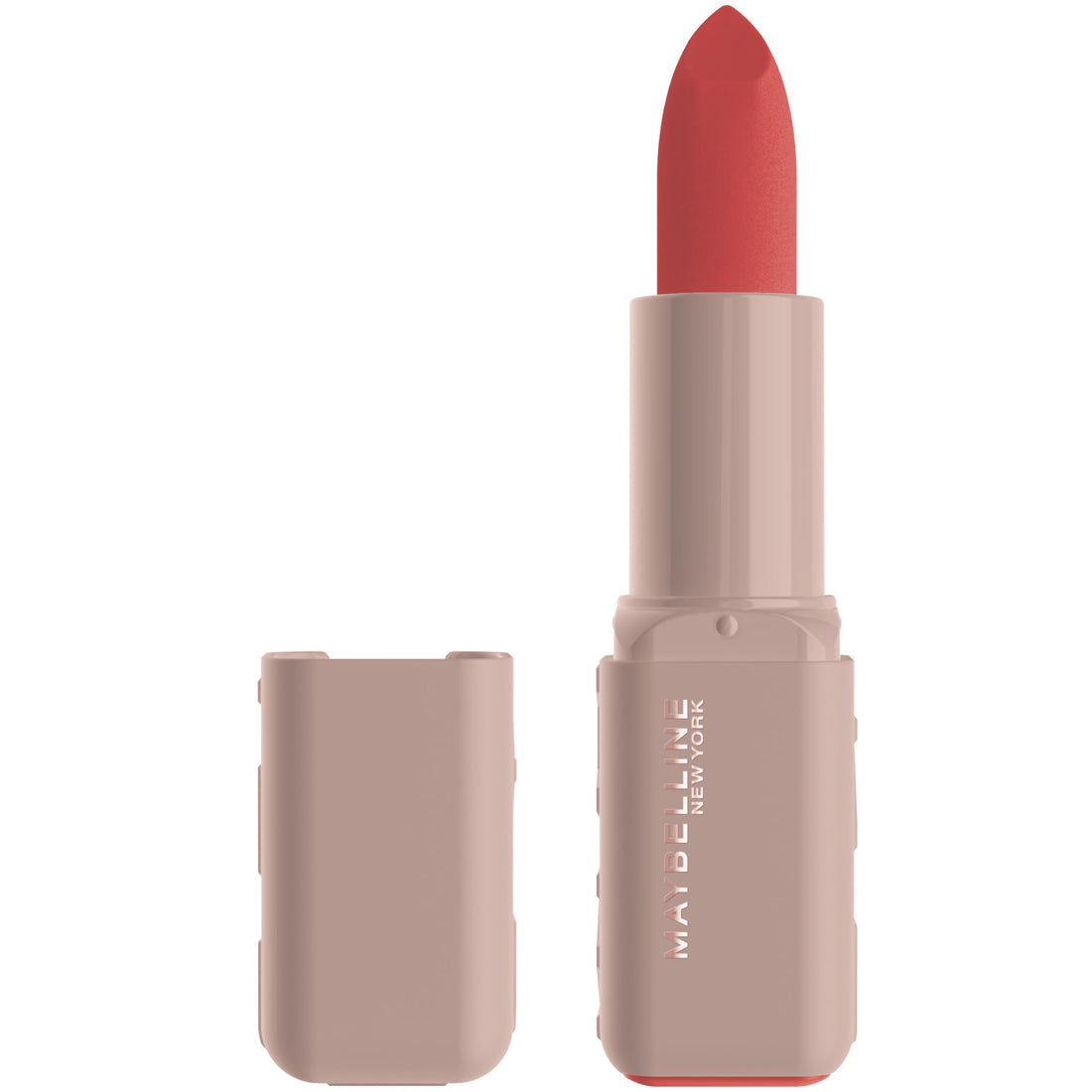 MAYBELLINE Serum-Lippenstift, Feuchtigkeitsspendendes Lippen-Make-up mit 8 Stunden Lippenauffüllender Feuchtigkeit mit Hyaluronsäure + Öl-Mischung, Wild Card (Mitteltoniges Rot Matt)