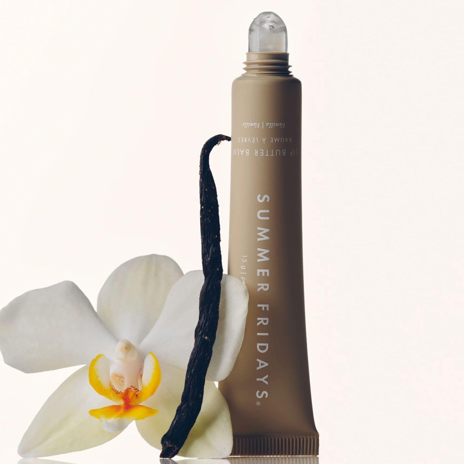 Summer Fridays Tinted Lip Butter Balm - Conditioning Vegan Lip Balm for Instant Moisture, Shine & Hydration - Sheer-Tinted, Soothing Skincare - Pink Sugar (.5 Oz)