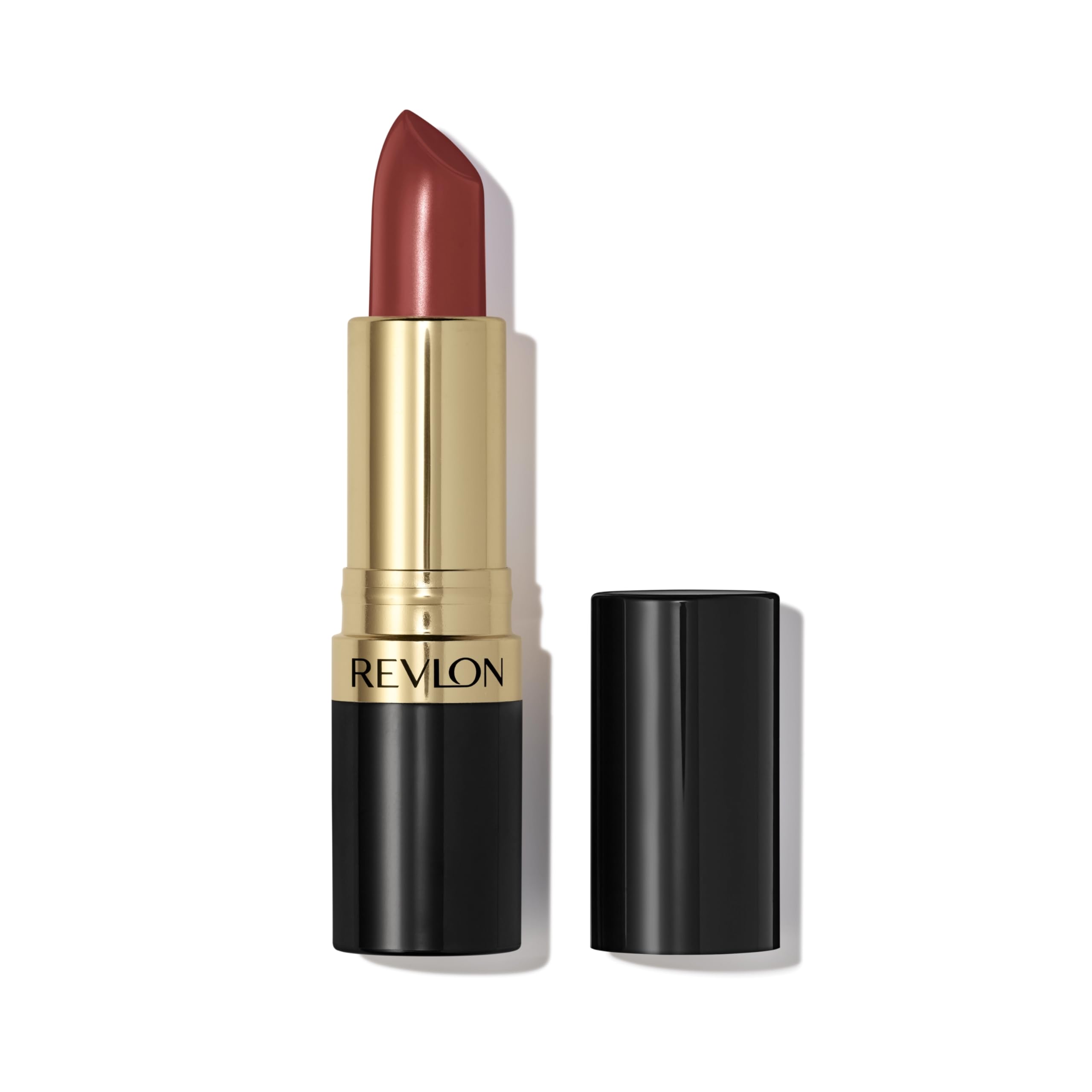 Revlon Super Lustrous Lipstick, Creamy Formula For Soft, Fuller-Looking Lips, Moisturized Feel, 764 On the Mauve, 0.15 oz