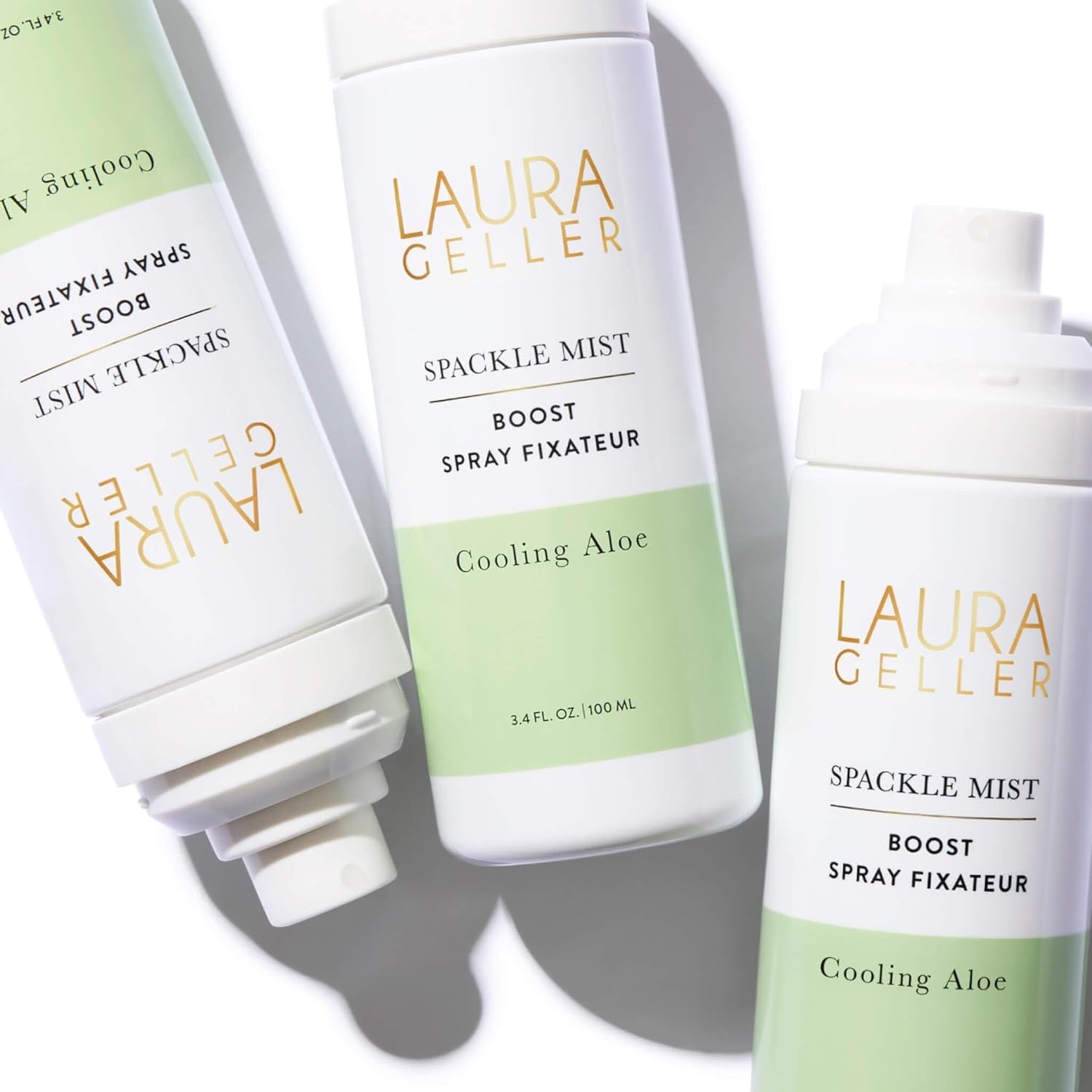 LAURA GELLER NEW YORK Spackle Mist Boost Setting Spray with Electrolytes - Long-Lasting Makeup Spray with Blue Light Protection - Dewy Skin Makeup Setting Spray