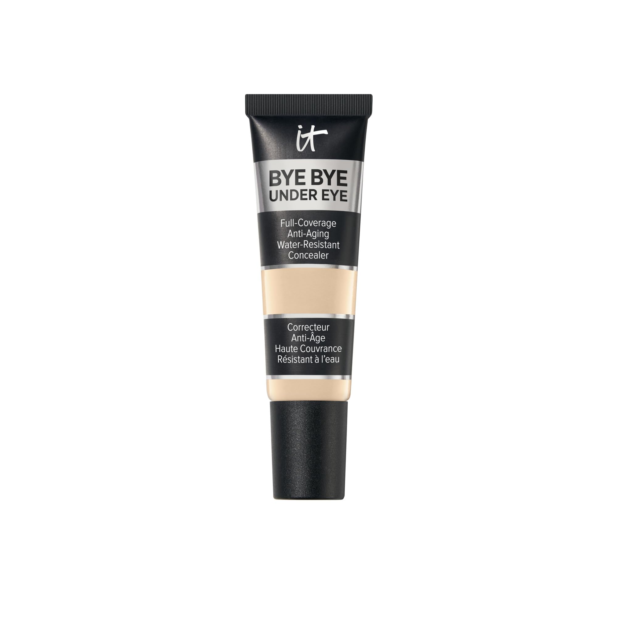 IT Cosmetics Bye Bye Under Eye Concealer, Highly Pigmented and Water-Resistant with Long-Wearing Finish, Conceal look of Dark Circles, with Peptides, Hydrolysed Collagen & Antioxidants 12ml Halalzen