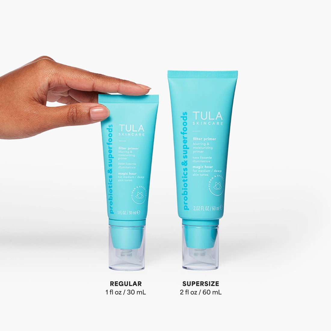 TULA Skin Care Face Filter Blurring and Moisturizing Primer - Evens the Appearance of Skin Tone & Redness, Hydrates & Improves Makeup Wear Halalzen
