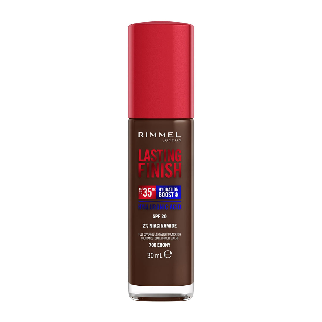 Rimmel Lasting Finish 35Hr Foundation 200 Soft Beige, Full Coverage, Hydrating, SPF20, Hyaluronic Acid, Vitamin E, 2% Niacinamide, All Day Wear, Vegan, Cruelty Free Halalzen