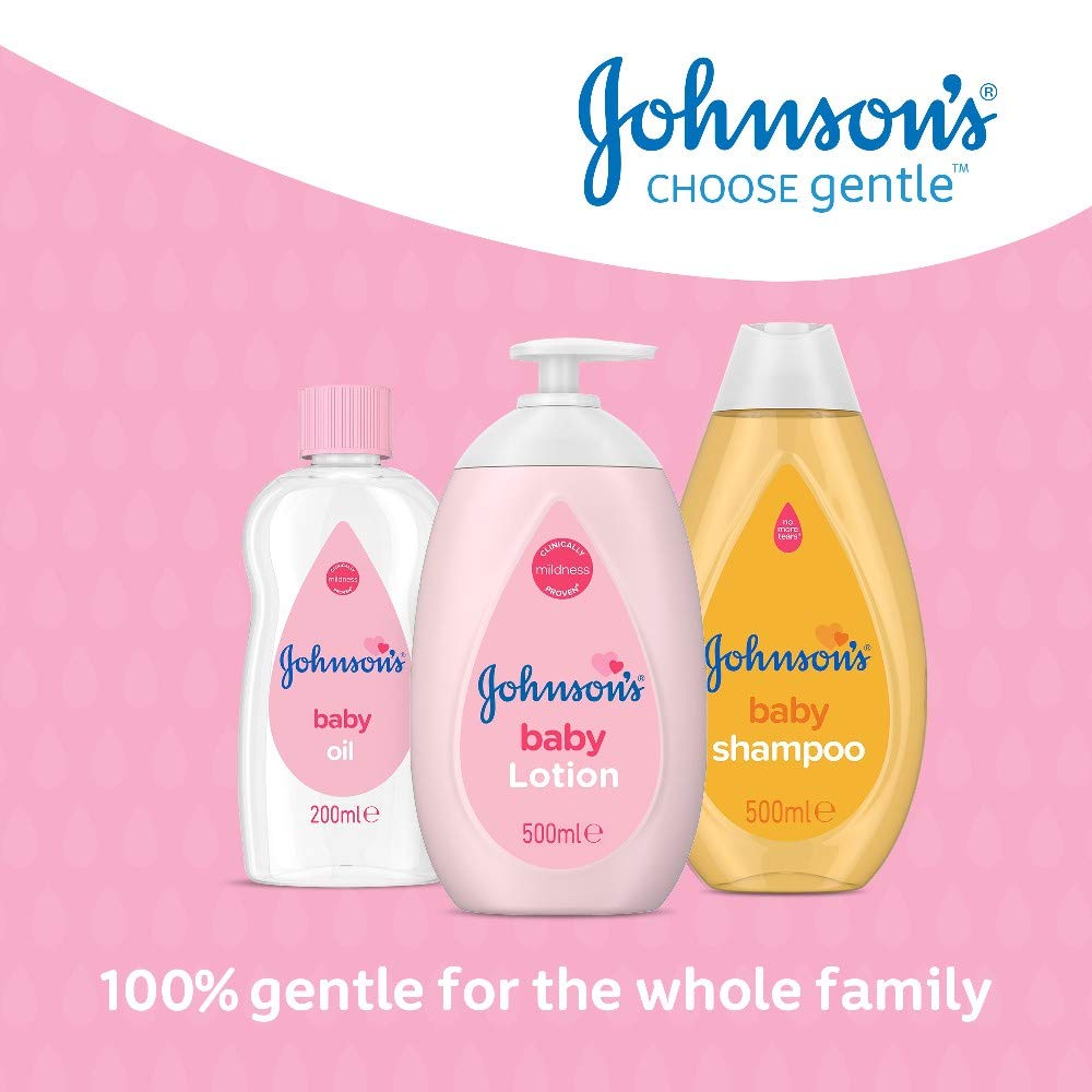 Johnson's Baby Lotion (1 x 500 ml) Nourishing and Hypoallergenic Baby Body Lotion for Delicate Skin with Coconut Oil for 24h Moisture Protection