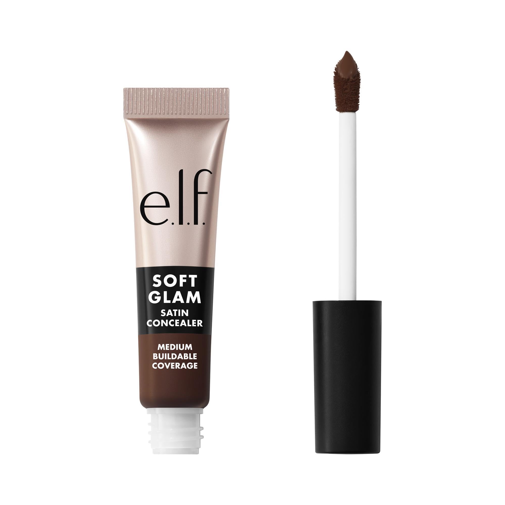 e.l.f. Soft Glam Satin Concealer, Medium Coverage for Blemishes & Under-Eye, Crease-Resistant, Long-Lasting, Vegan & Cruelty-Free, 13 Fair Neutral Halalzen