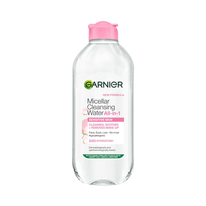 Garnier Micellar Cleansing Water 700ml, Gentle face cleanser & Make up Remover, Suitable For All Skin Types Including Sensitive Skin, Soothing Formula, Dermatologically Tested Halalzen