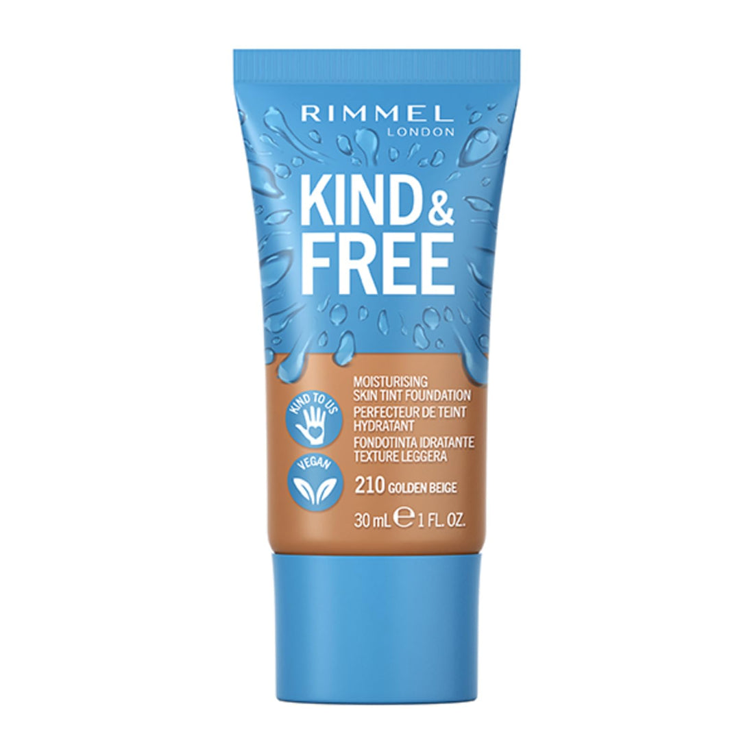 Rimmel Kind + Free Moisturising Skin Tint Foundation, Vanilla 160 Halalzen