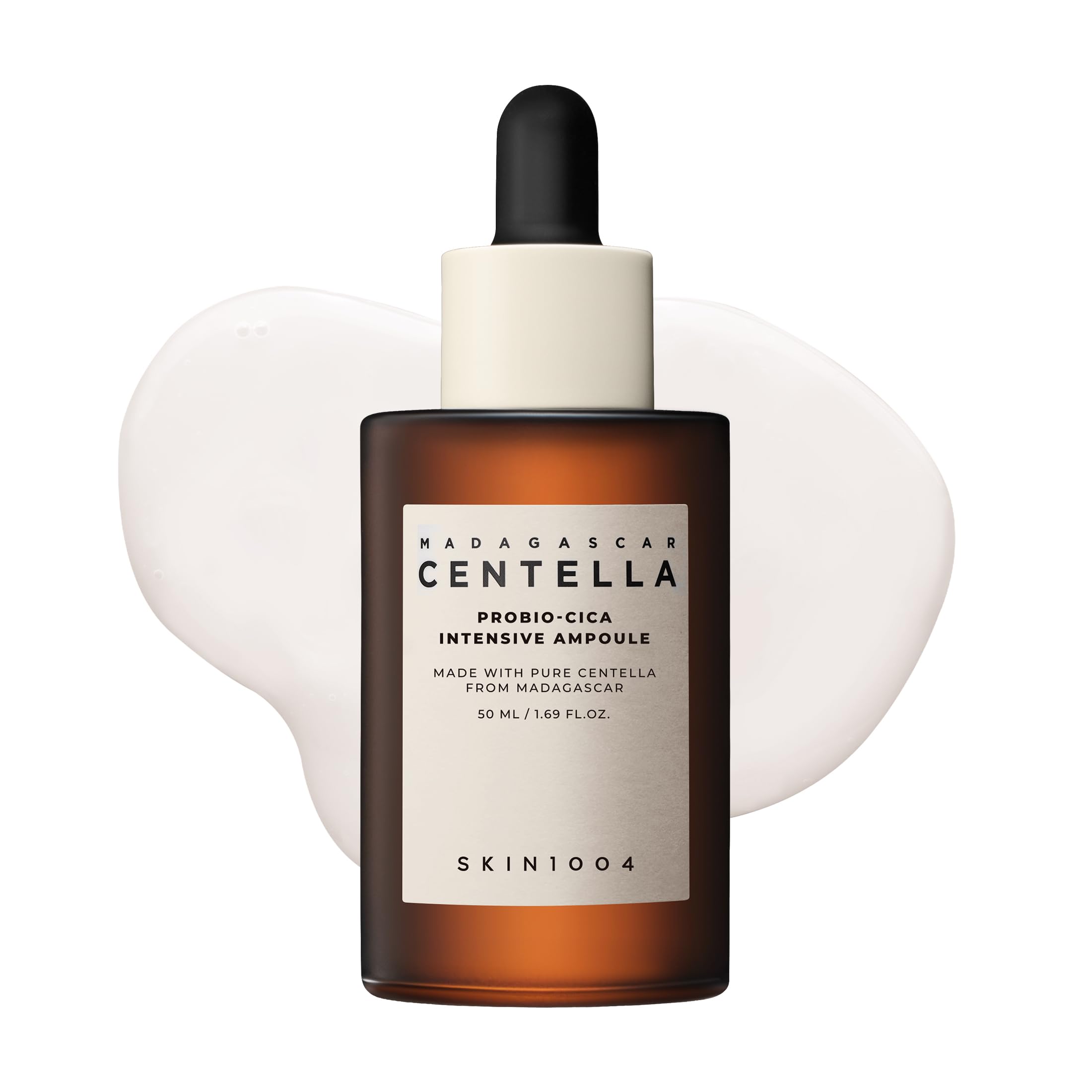 SKIN1004 Probio Cica Intensive Ampoule, Centella Serum for Face with Ceramide, Facial Serum for Nourishing & Soothing, Centella Ampoule for Skin Barrier Support, Korean Skin Care, 1.69fl.oz / 50ml Halalzen
