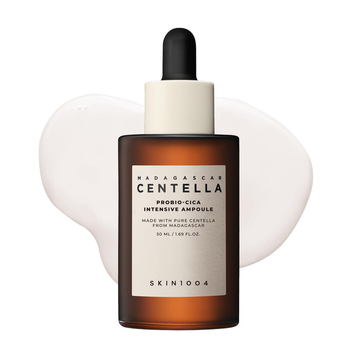 SKIN1004 Probio Cica Intensive Ampoule, Centella Serum for Face with Ceramide, Facial Serum for Nourishing & Soothing, Centella Ampoule for Skin Barrier Support, Korean Skin Care, 1.69fl.oz / 50ml Halalzen