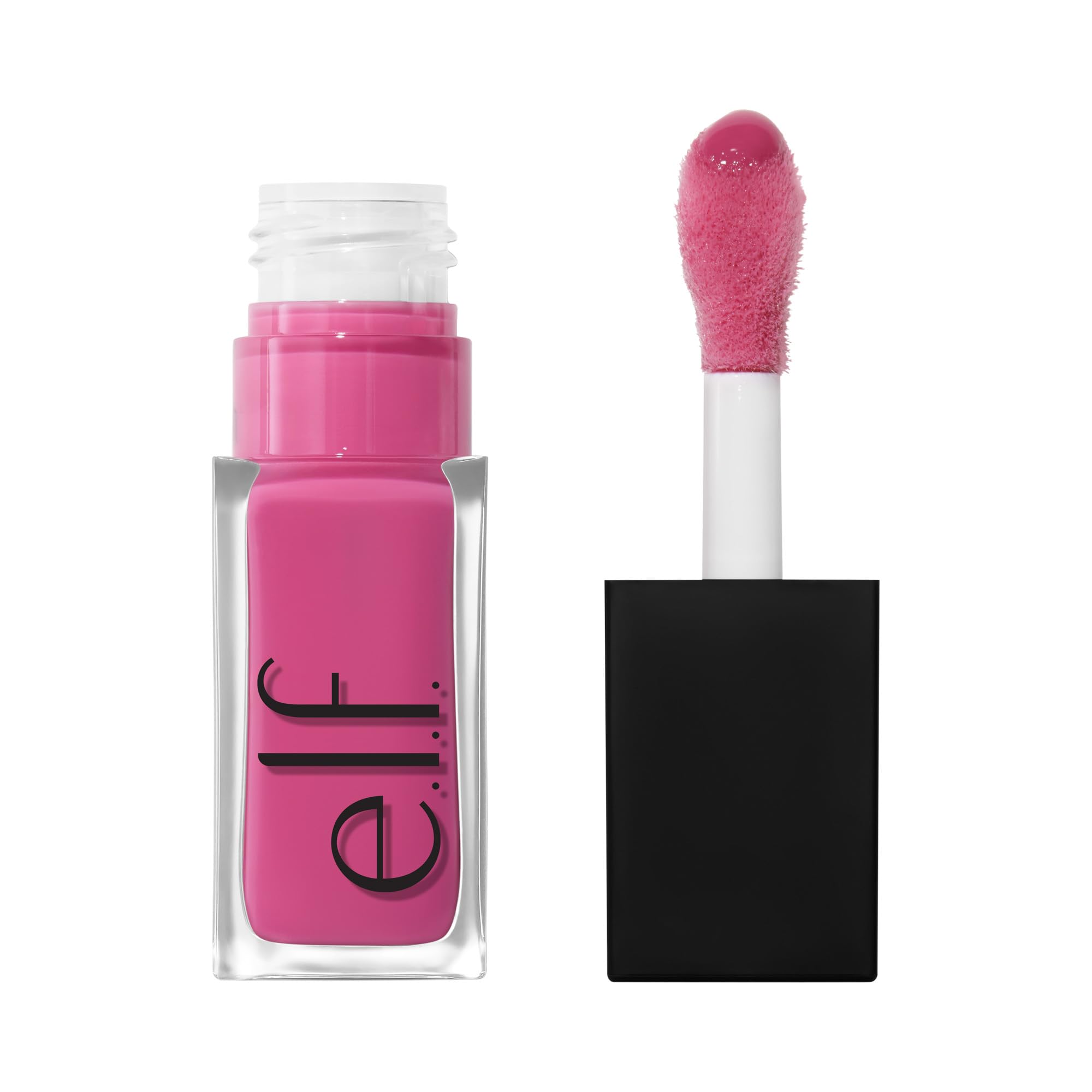 e.l.f. Glow Reviver Plumping Lip Oil, Tinted Lip Plumper for a High-Shine, Plump Finish, Infused with Jojoba Oil, Vegan & Cruelty-Free, Piggy Bank