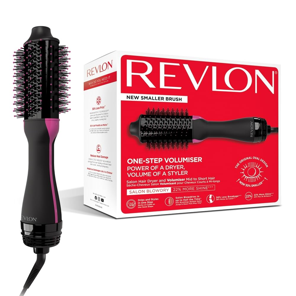 Revlon Hair Tools RVHA6017UK Tangle Free Hot Air Styler, Black Halalzen