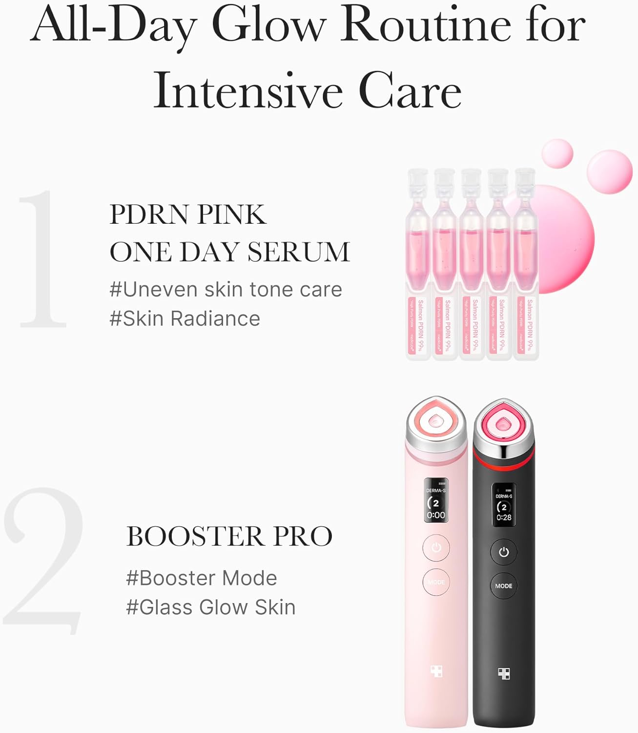 medicube Salmon DNA PDRN Pink One Day Serum | 99% Salmon DNA PDRN Intensive Ampoule, Collagen, Glutathione, Hyaluronic Acid - Improves skin radiance | Korean skincare 0.05 fl.oz x 10ea