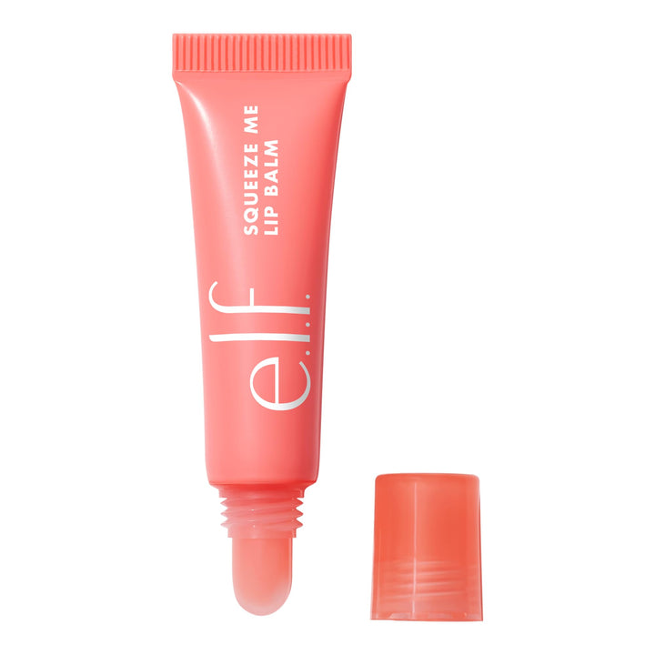 e.l.f. Squeeze Me Lip Balm, Moisturising Lip Balm For A Sheer Tint Of Colour, Infused With Hyaluronic Acid, Vegan & Cruelty-free, Strawberry Halalzen