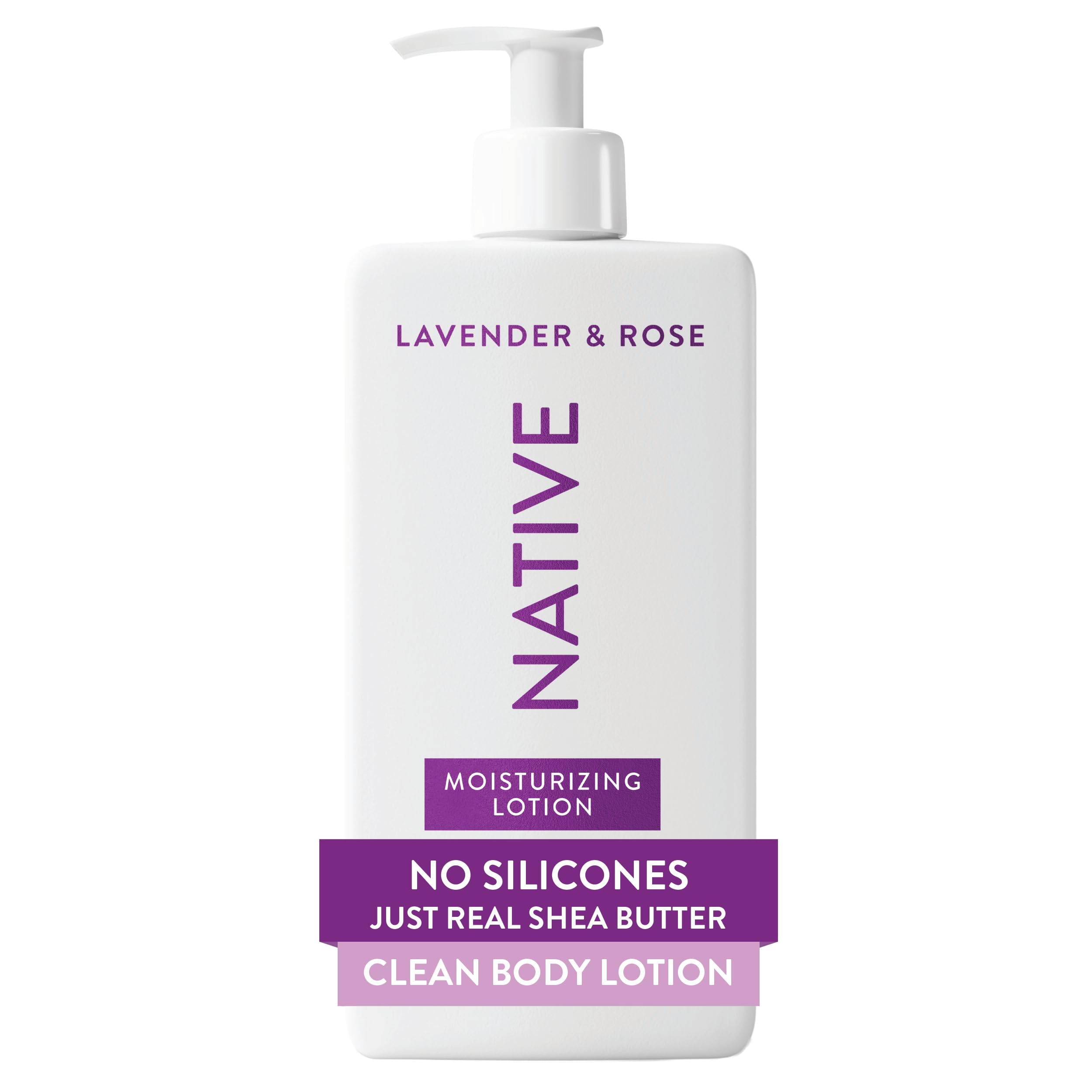 Native Body Lotion, Coconut & Vanilla, 48-Hour Hydration for Dry & Sensitive Skin, Made with Plant-Based Moisturizers like Shea Butter, Silicone & Paraben Free, 16.5 fl oz Halalzen