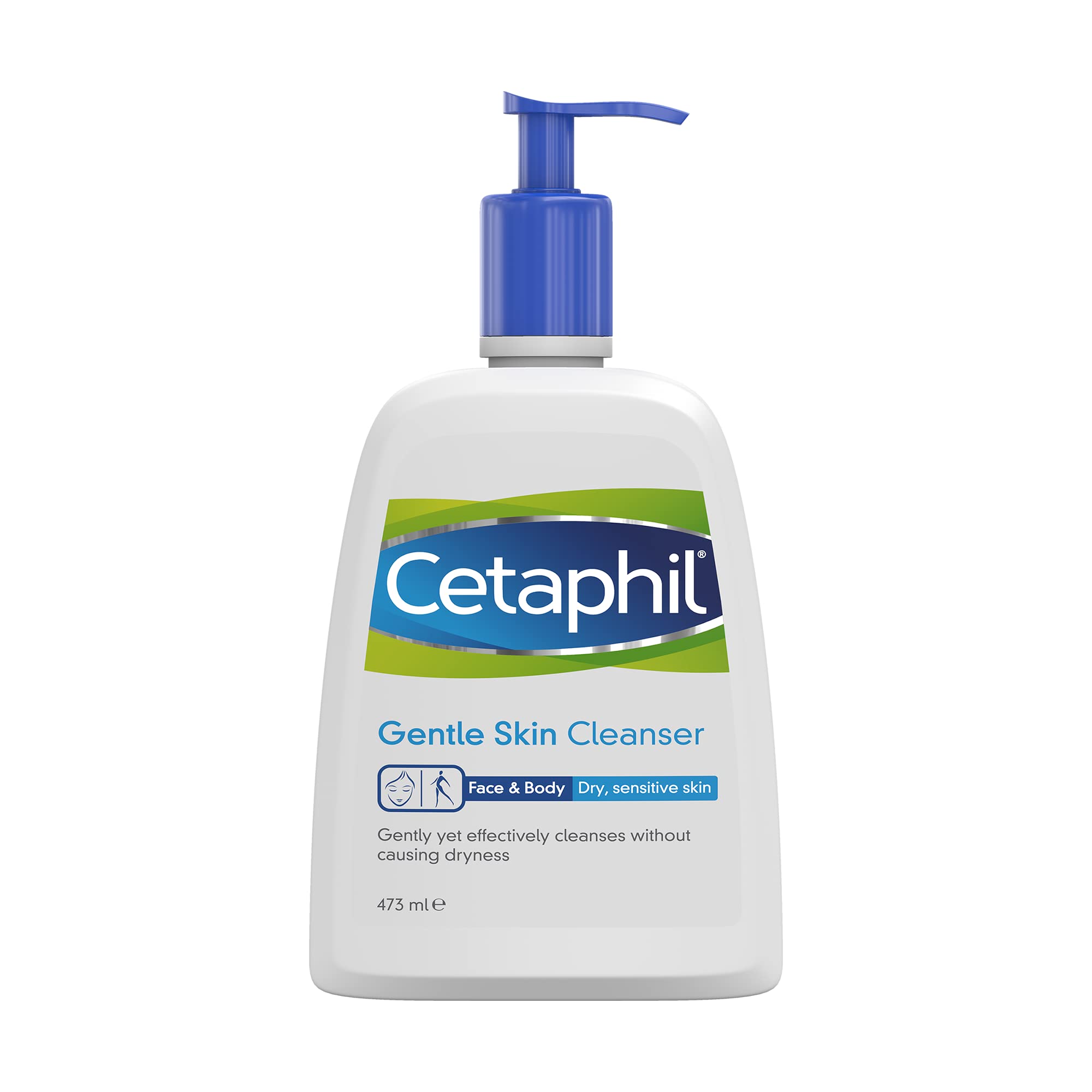Cetaphil Gentle Skin Cleanser, 1L, Face & Body Wash, For Normal To Dry Sensitive Skin, With Niacinamide & Glycerin, Soap Free, 1 unit, Packaging May Vary