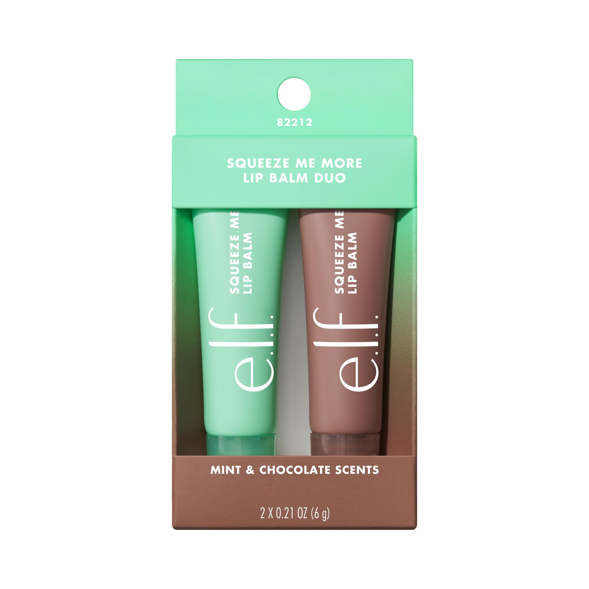 e.l.f. Squeeze Me Lip Balm Duo, Moisturizing Lip Balm for a Sheer Tint of Colour, Infused with Hyaluronic Acid, Vegan & Cruelty-Free, CHERRY/BUBBLEGUM Halalzen