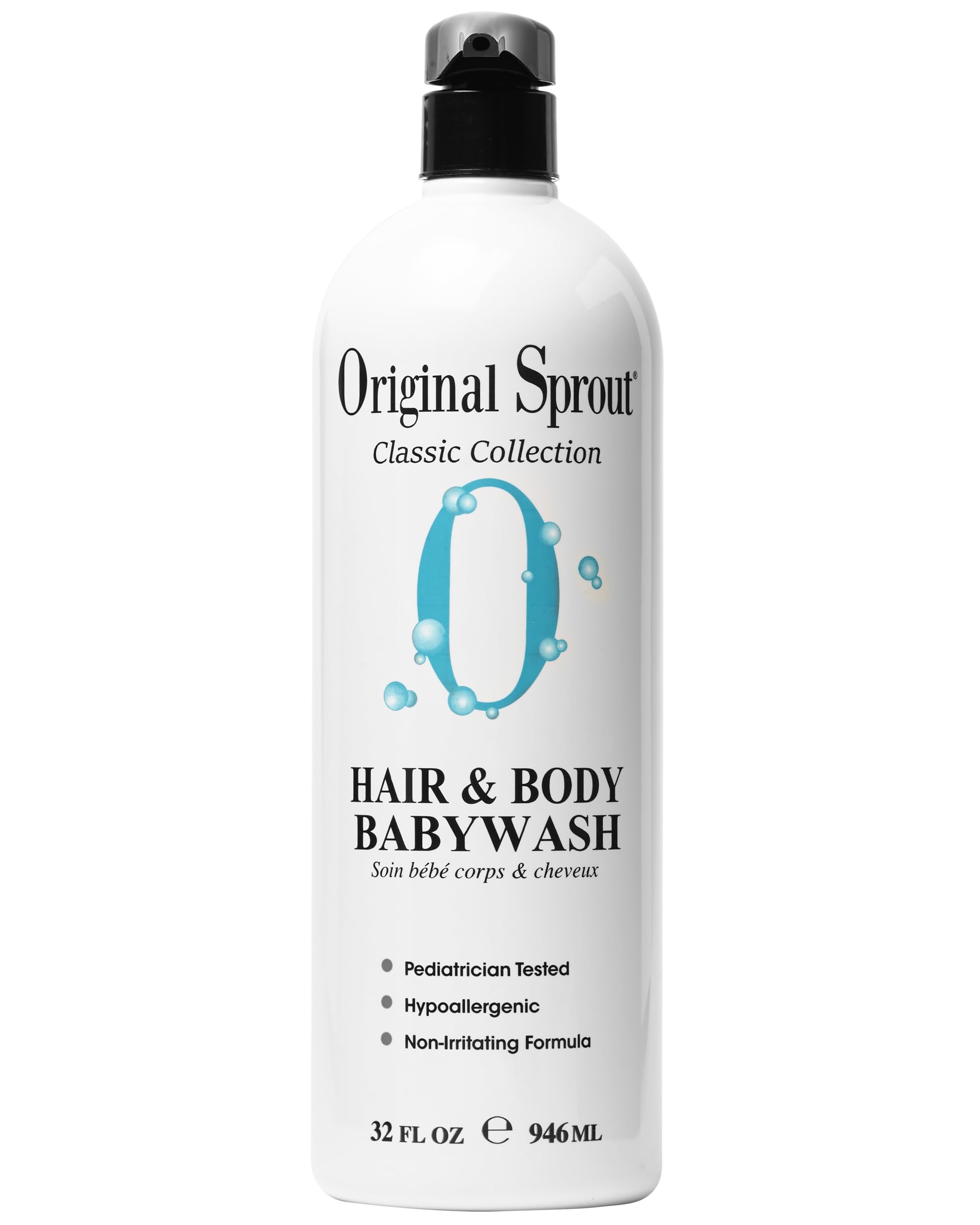 Kids Shampoo and Body Wash - Original Sprout Hair & Body Babywash - 2-in-1 Adults & Kids Bath Wash with Calendula, Rosemary, Arnica & Other Botanicals for Clean Hair & Supple Skin - 354ml