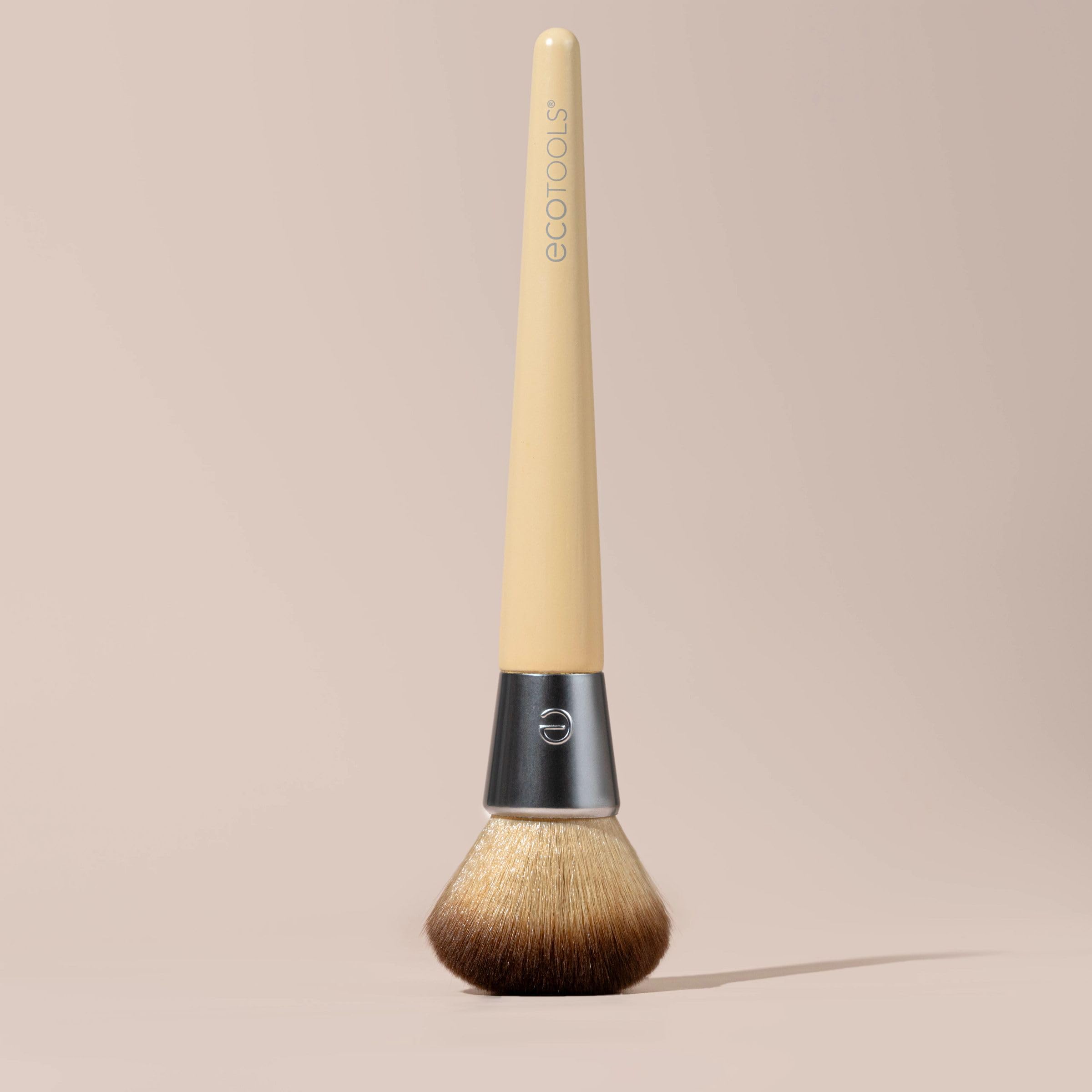 EcoTools Classic Foundation Face Brush, For Liquid, & Cream Foundation, Flat Foundation Brush For Natural Makeup, Buildable Coverage, Synthetic Bristles, Vegan & Cruelty- Free Halalzen