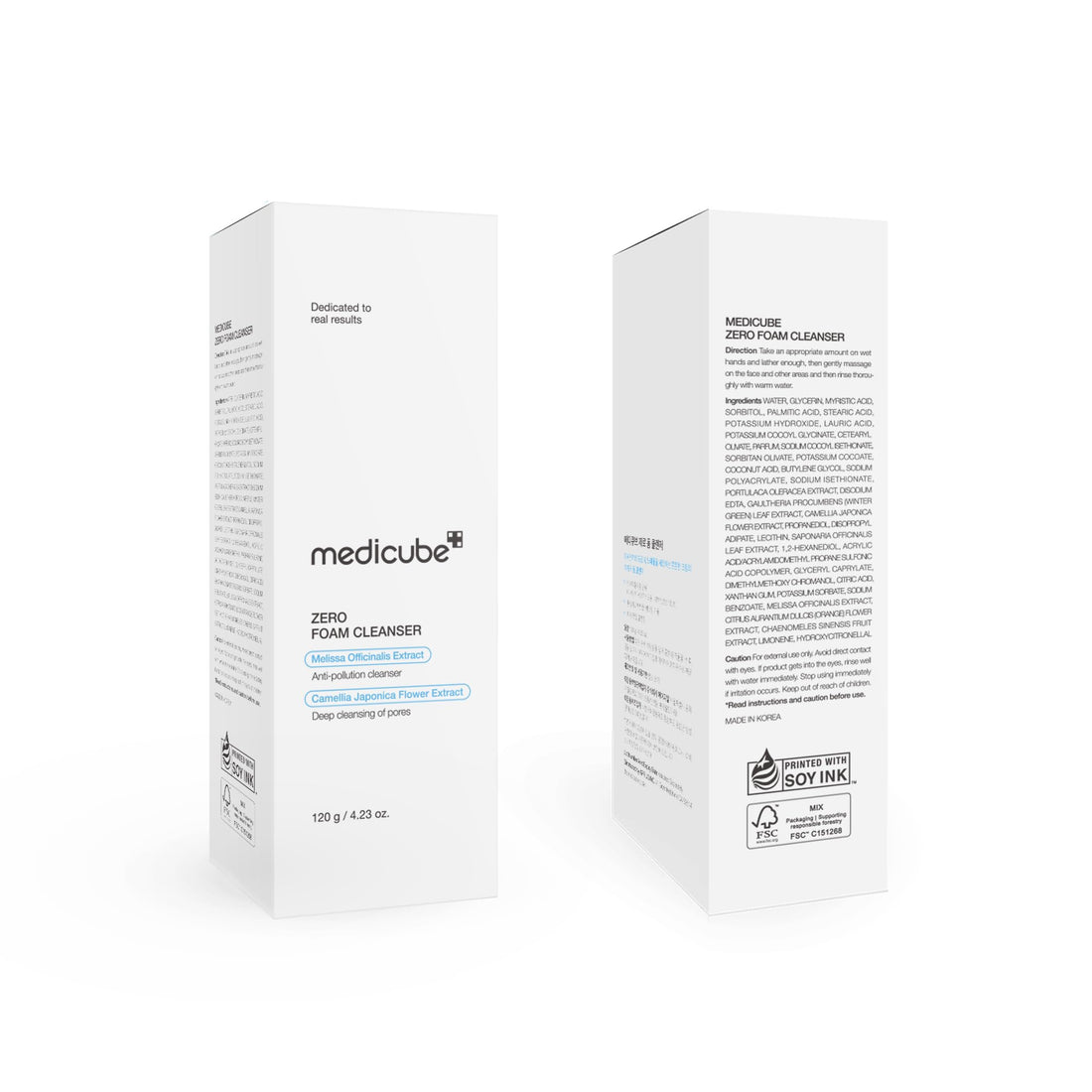medicube Zero Foam Cleanser for Sensitive Skin - Sebum Control, Moisture Balance, and Pore Minimization | Korean Skincare 120g