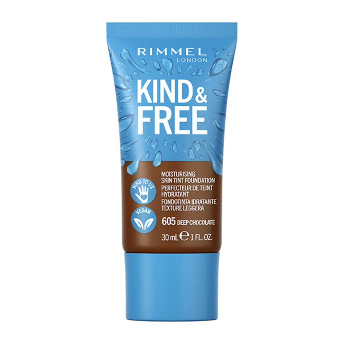 Rimmel Kind + Free Moisturising Skin Tint Foundation, Vanilla 160 Halalzen