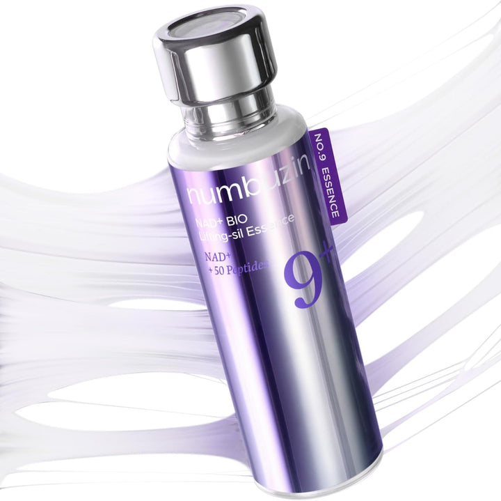 numbuzin No.9 Anti-Aging Essence with NAD+ & Peptides | Firming Serum for Wrinkles & Fine Lines | For Smoother, Radiant Skin | Serum | Korean Skincare | 50 ml (1.69 fl. oz.)