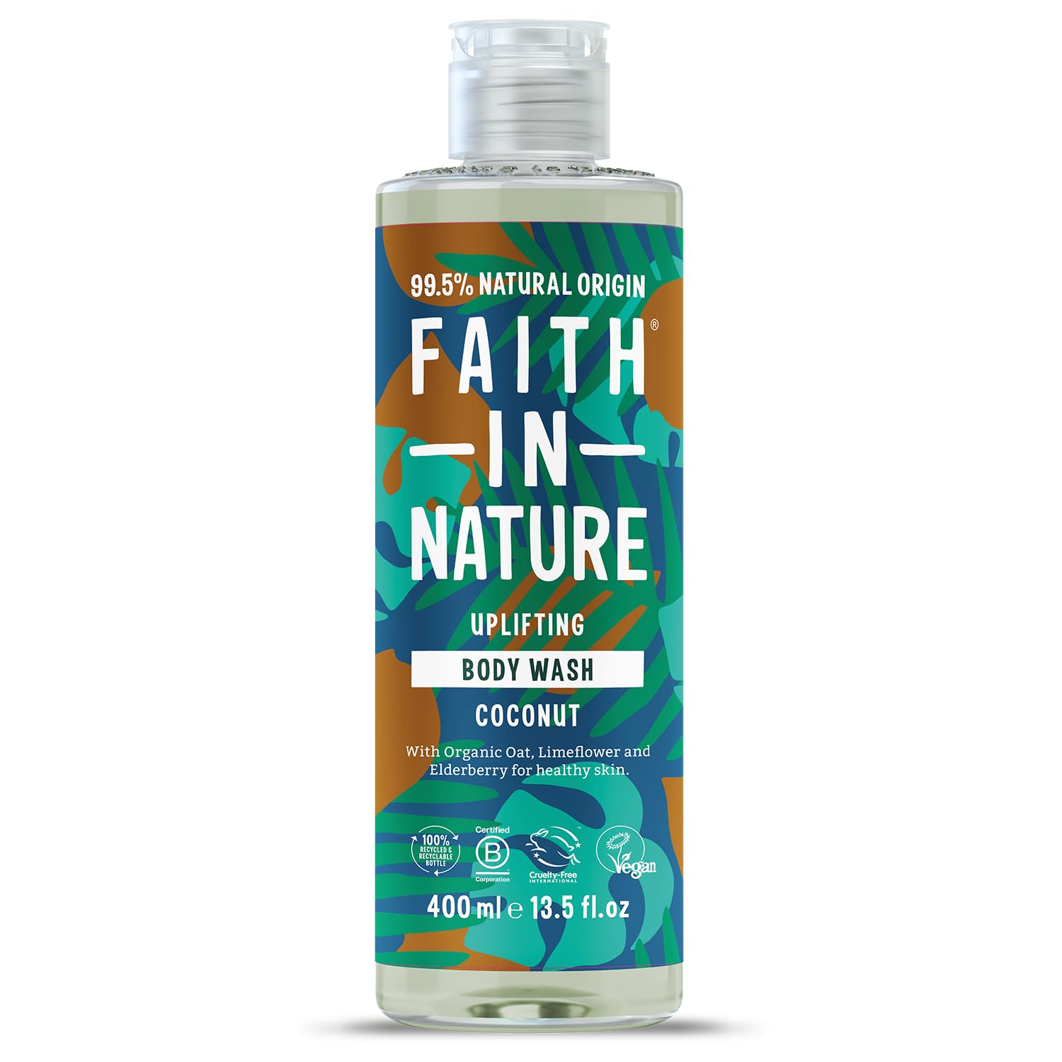 Faith In Nature Natural Aloe Vera Body Wash, Soothing Shower Gel, Vegan and Cruelty Free, No SLS or Parabens, 400 ml