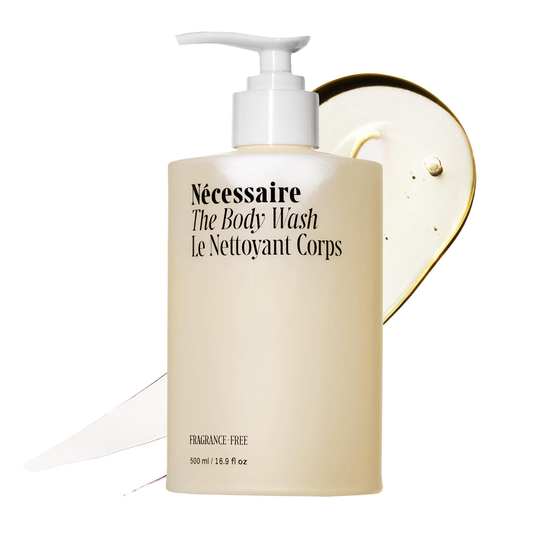 Nécessaire The Body Wash Eucalyptus — Multi-Oil Shower Gel Body Wash for Women + Men. Non-Comedogenic + Hypoallergenic for Sensitive Skin with Niacinamide. 500ml/16.9 fl oz