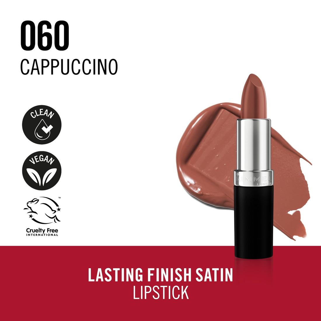 Rimmel Lasting Finish Lipstick 206 Pink-Key-Promise, Creamy Satin Finish, Long Lasting 8 HR Wear, Comfortable Formula, Rich Pigment Halalzen
