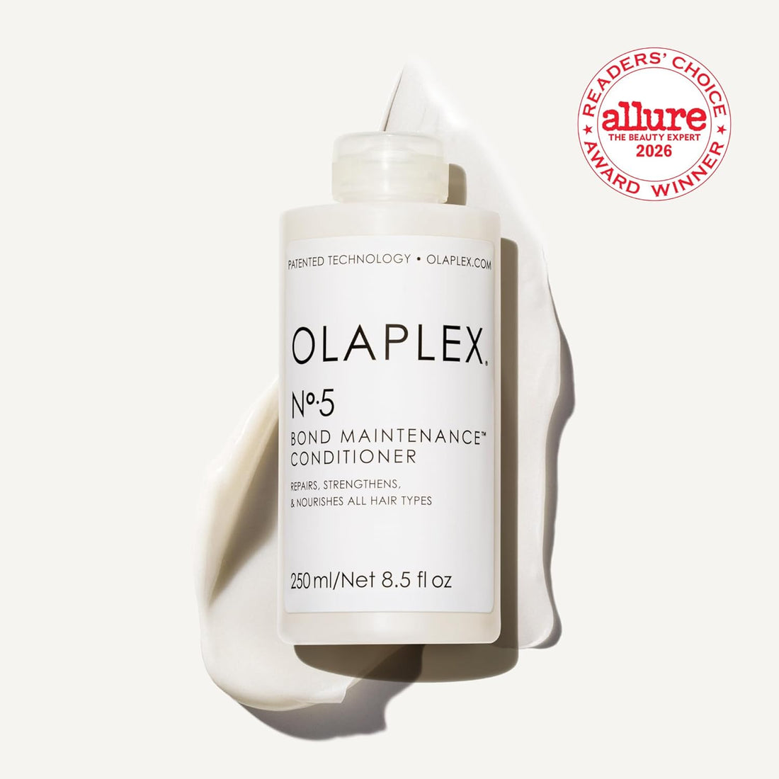 Olaplex Nº. 5 Bond Maintenance Conditioner: Reduces Breakage & Strengthens Hair | Hydrates, Smooths & Detangles | For Coily, Curly, Straight, and Wavy, 250 mL / 8.5 Fl. Oz.