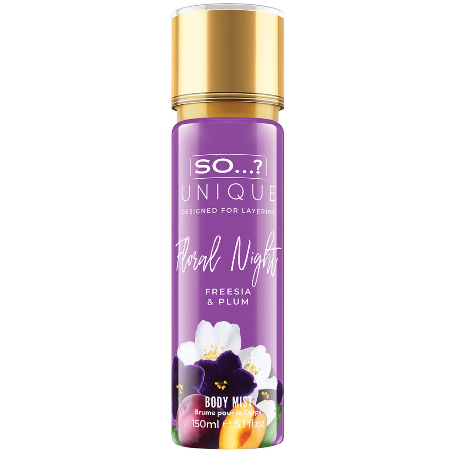 So…? Unique Womens White Blossom Body Mist Fragrance Spray 150ml Halalzen