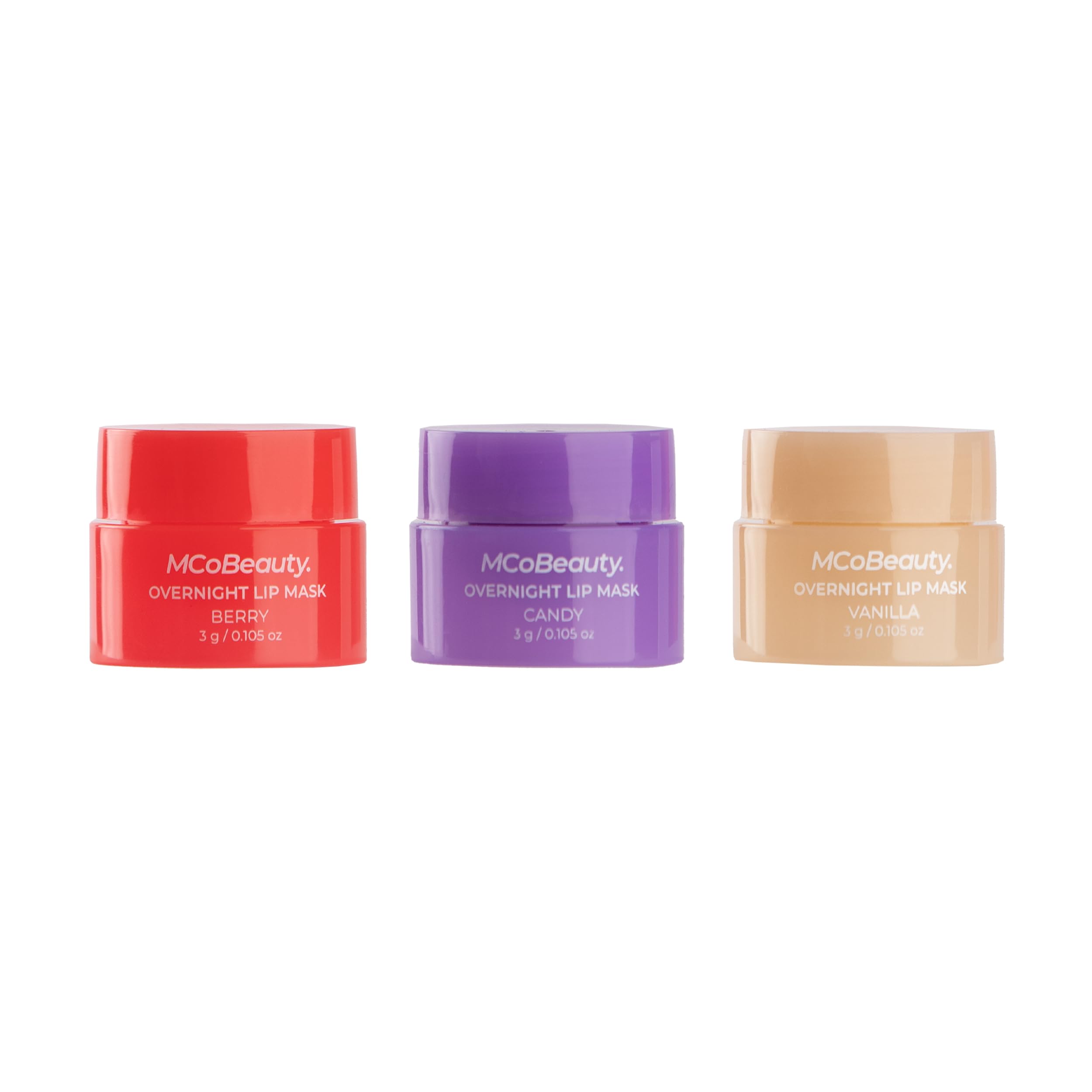 MCoBeauty - Double Duty Lip Mask - Contains Coconut Oil and Vitamin E Lip Balm for Day or Overnight Mask - Vanilla Scent - Skin Care and Makeup Accessories - Holiday Essentials - 15g Halalzen