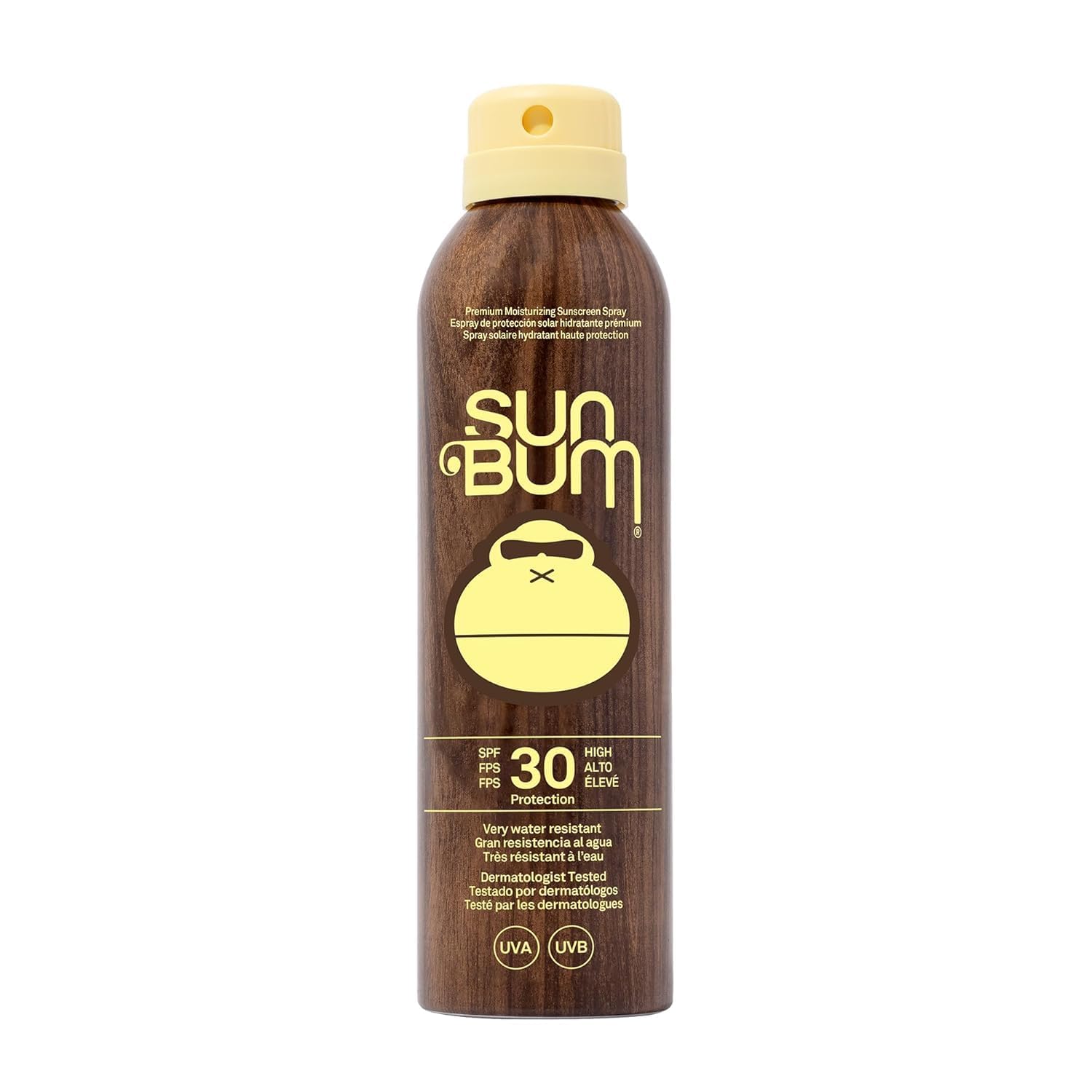 Sun Bum Original SPF 30 Sun Cream Spray, Moisturizing Sunscreen with Vitamin E, Vegan and Reef Friendly, Broad Spectrum UVA/UVB Protection, 200ml
