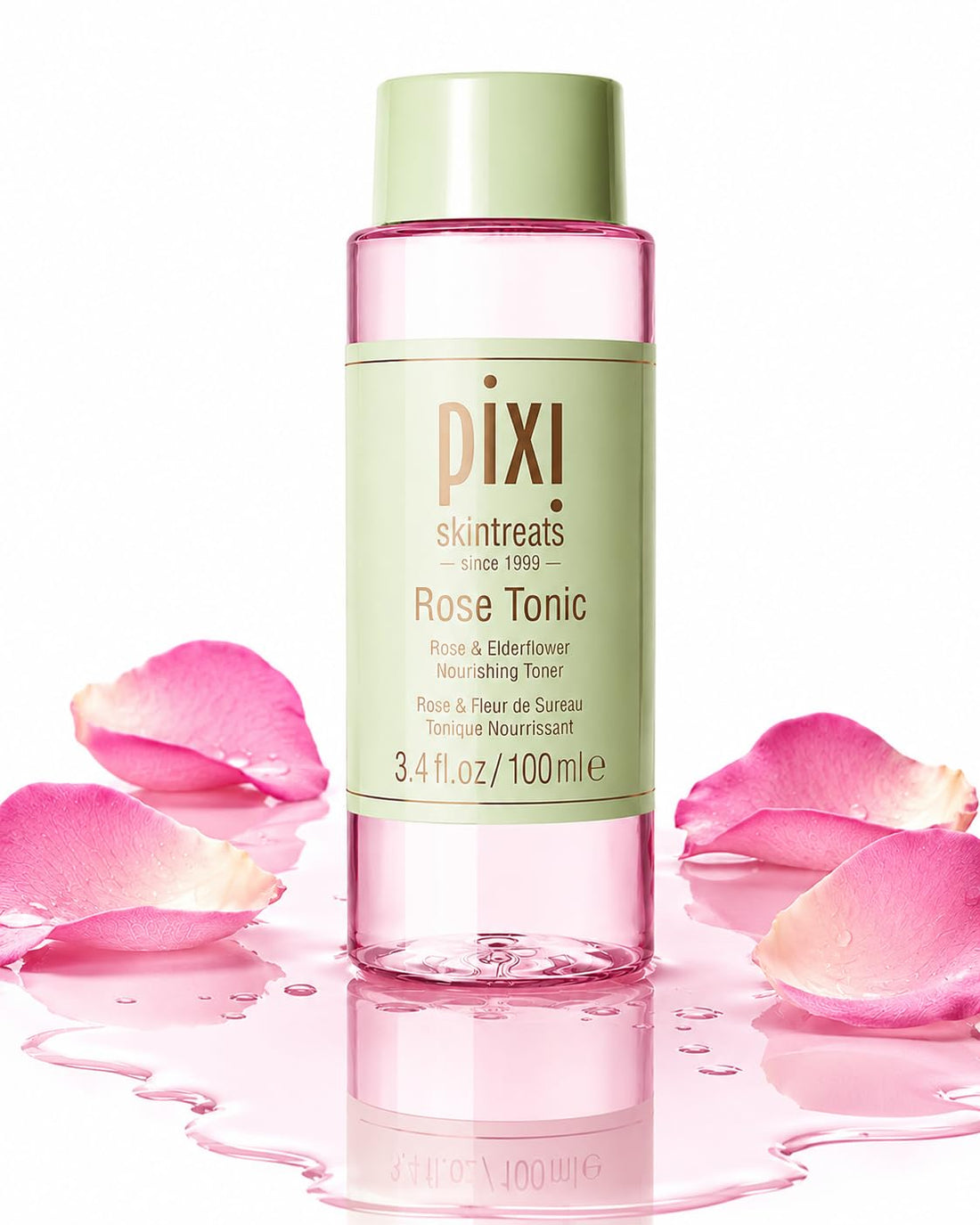 Pixi Rose Tonic Rose Hydrosol Toner, Hydrates Skin, Minimize Redness, Rehydrates and Replenishes, 250 Ml 8.5Fl Oz