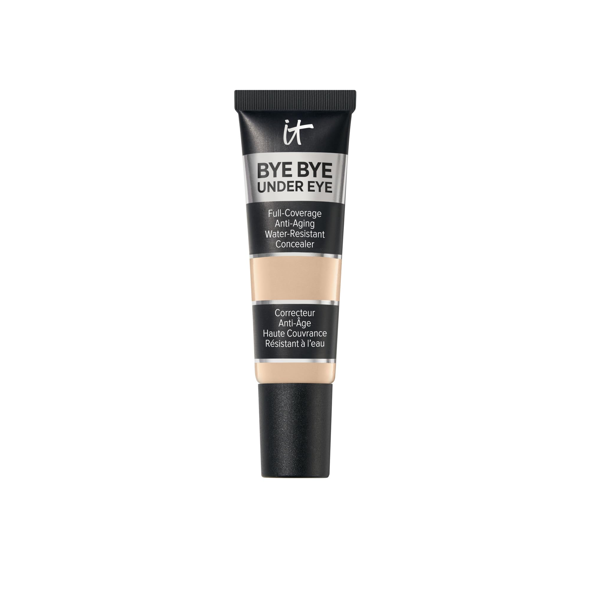 IT Cosmetics Bye Bye Under Eye Concealer, Highly Pigmented and Water-Resistant with Long-Wearing Finish, Conceal look of Dark Circles, with Peptides, Hydrolysed Collagen & Antioxidants 12ml Halalzen