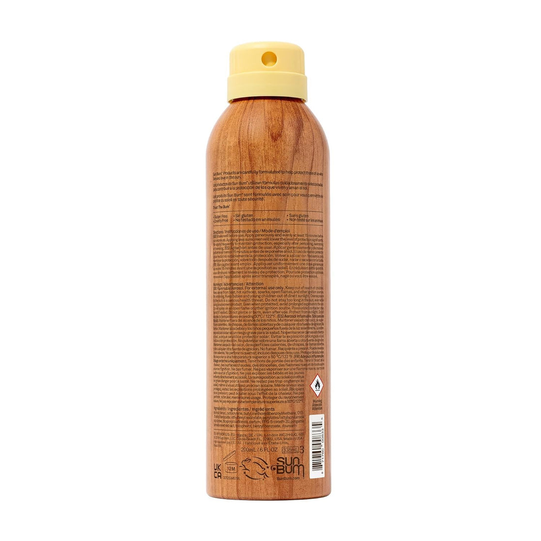 Sun Bum Original SPF 30 Sun Cream Spray, Moisturizing Sunscreen with Vitamin E, Vegan and Reef Friendly, Broad Spectrum UVA/UVB Protection, 200ml