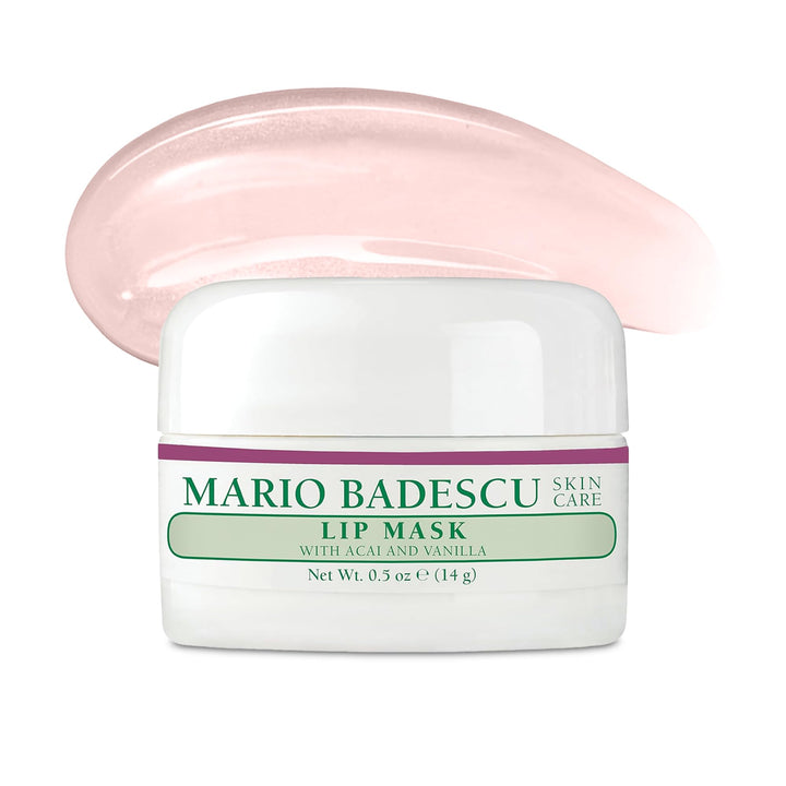 Mario Badescu Lip Mask, Overnight Lip Treatment Enriched With Skin Softening Coconut Oil and Hydrating Shea Butter Halalzen