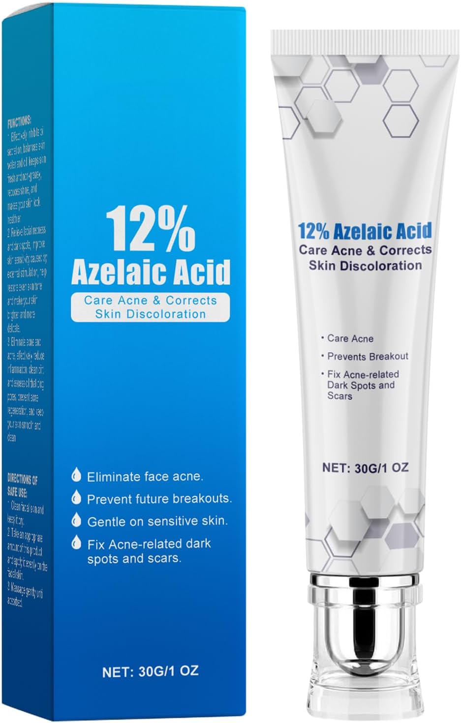 12% Acid Spot Cream, Dark Spot Remover for Face, Types Alleviate Face Skin Care Pigmentation Suitable for All Skin Halalzen