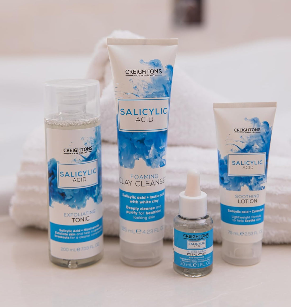 Creightons Salicylic Acid Intense Serum 2% (30ml) – Reduces Blemishes, Pores & Blackheads | Dermatologically Tested, Vegan & Cruelty-Free | For Oily/Blemish-Prone Skin