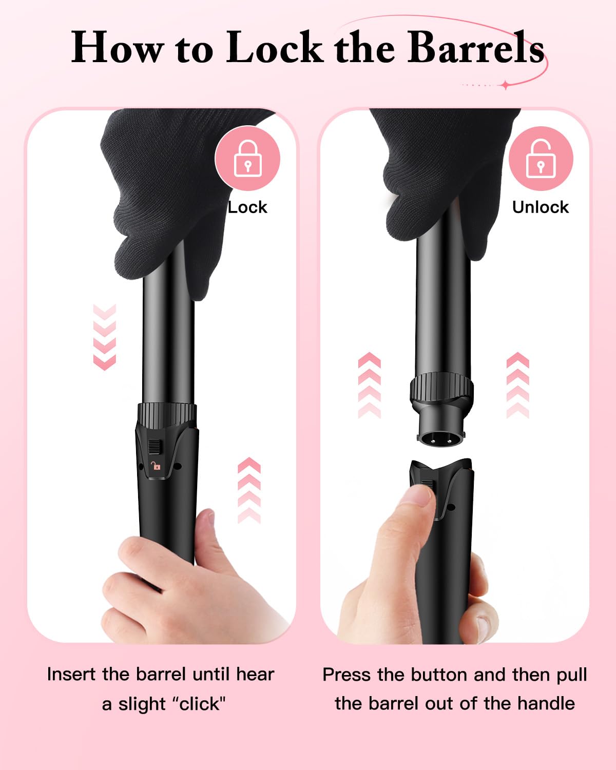BESTOPE PRO 5 in 1 Curling Iron Set, Negative Ion Hair Curler with Thermal Brush & 5 Interchangeable Ceramic Barrels (0.35"-1.5"), Fast Heating Styling Tool for All Hair Types, Ideal Gifts for Women Halalzen