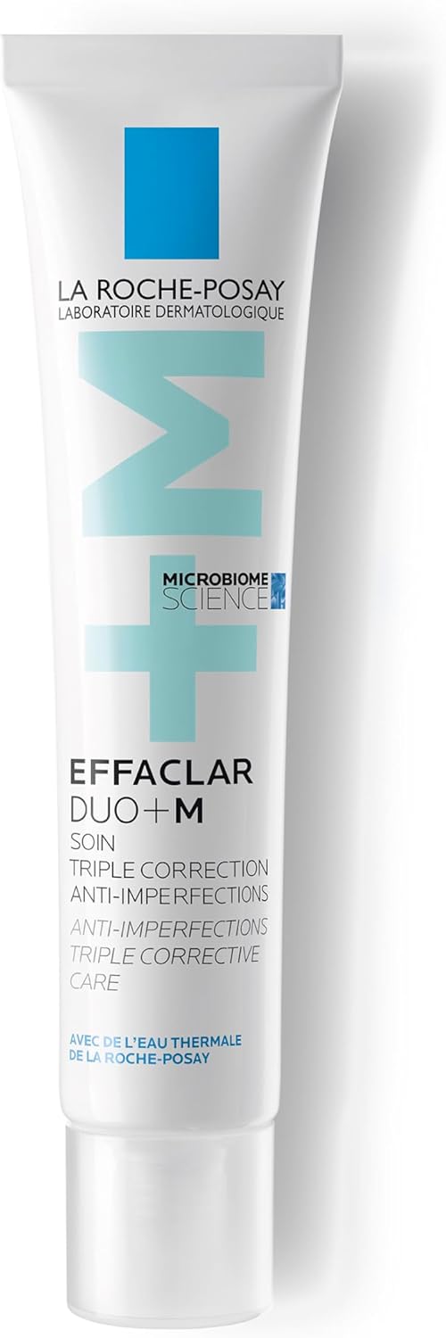 La Roche-Posay Effaclar Duo+M, Anti-Breakout Corrective Gel Moisturiser With Salicylic Acid & Niacinamide, Anti-Imperfections Triple Corrective Care, For Oily Blemish-Prone Skin, 40ml Halalzen