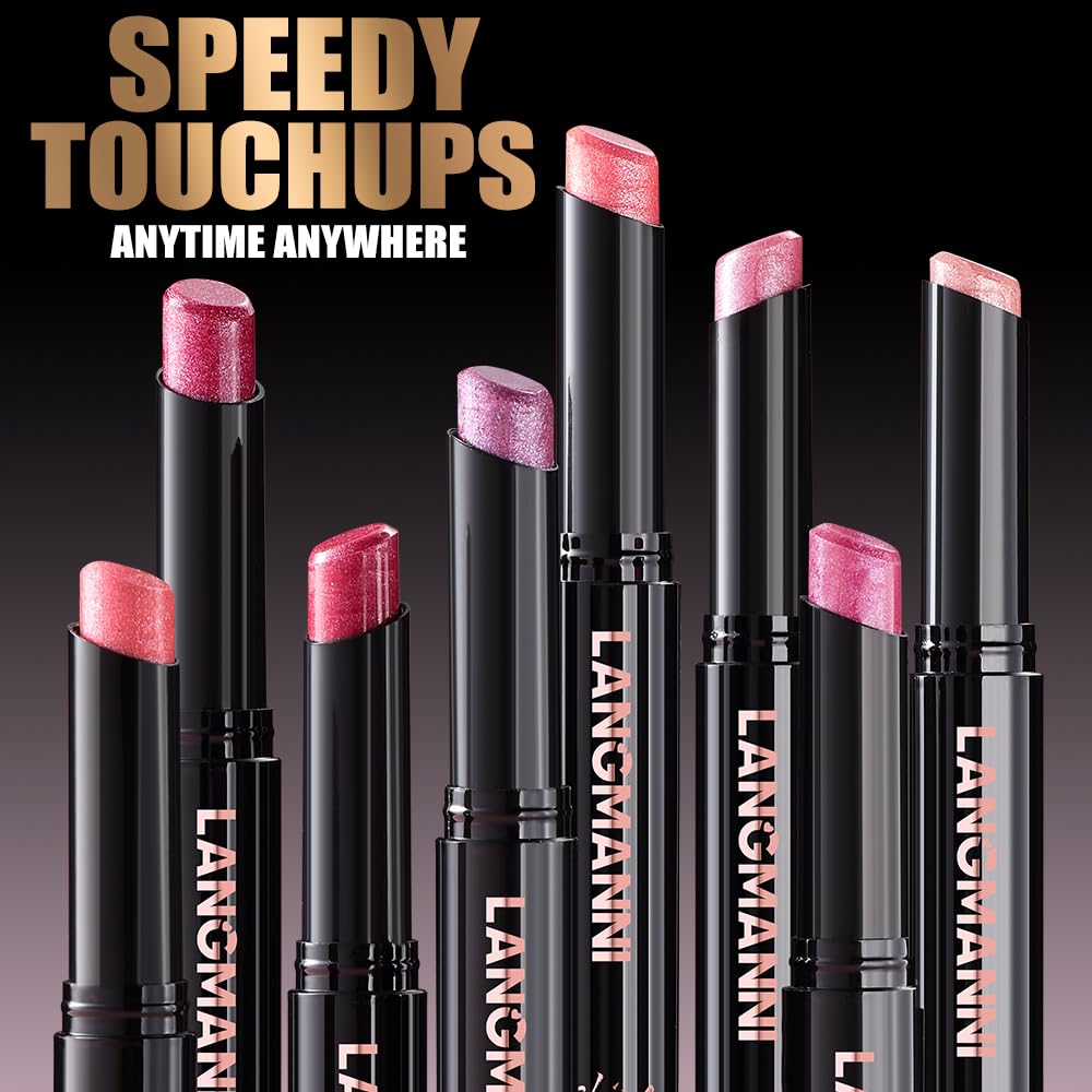 12Pcs Velvet Matte Lipstick Nude Matte Soft Dark Color Stick High Pigmented Long-Lasting Waterproof Lip Stick Lip Balm Beauty Cosmetics Gift for Women(01#-12#)